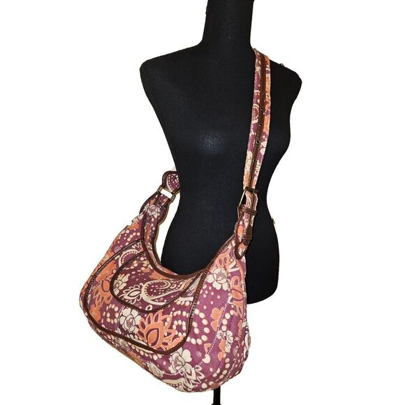 Fat Face Womens Shoulder Bag Purse Hobo Multicolor Adjustable Strap Multicolor - Picture 1 of 15
